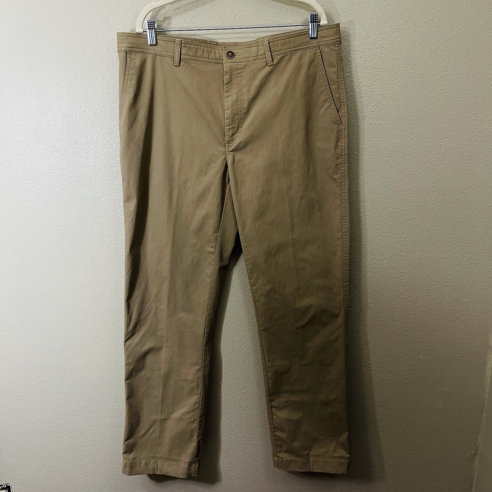 Roundtree‎ & Yorke Men's Active Hike Pants Water Repellant Beige 38 X 32